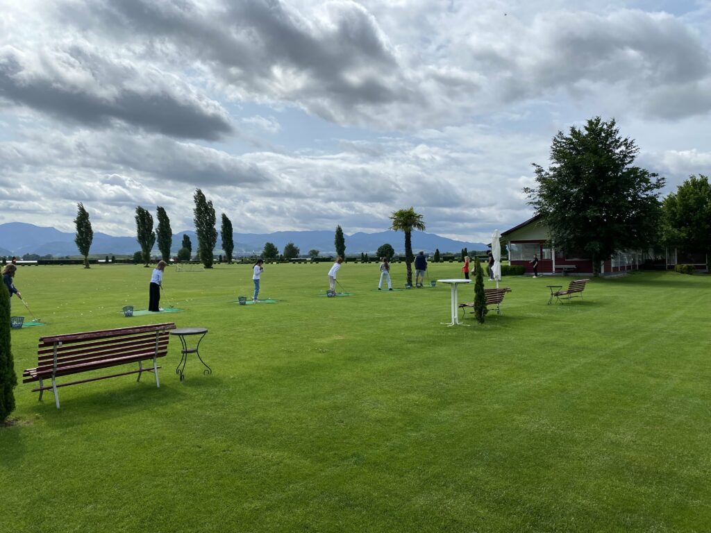 Ausflug auf den Golfplatz
